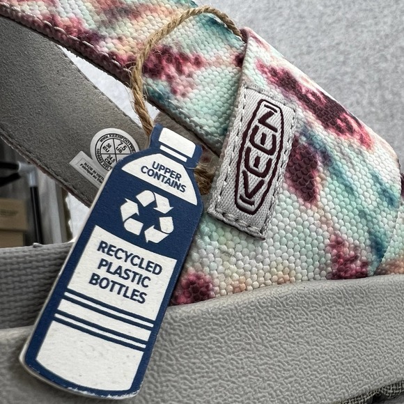 KEEN Elle Backstrap Summer Outdoor Sandal - Andorra/Tie Dye -Women Size 7.5 *NEW - Picture 10 of 15